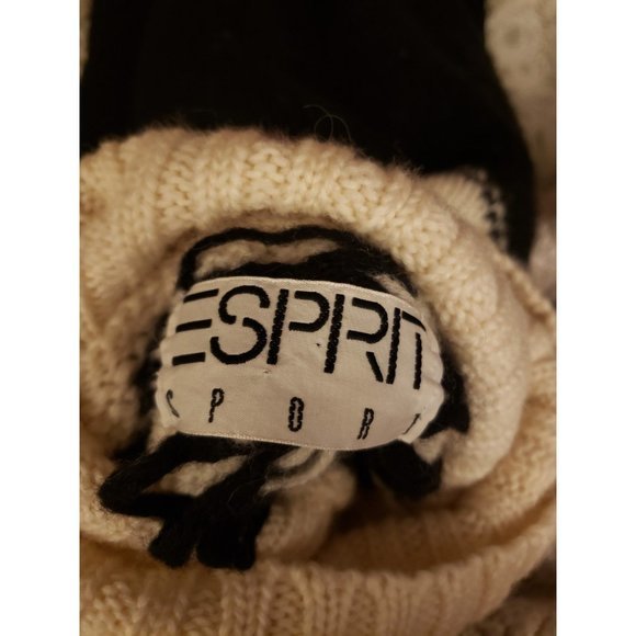 Vintage 90s ESPRIT Wool Turtleneck‎ Sweater - Picture 4 of 5